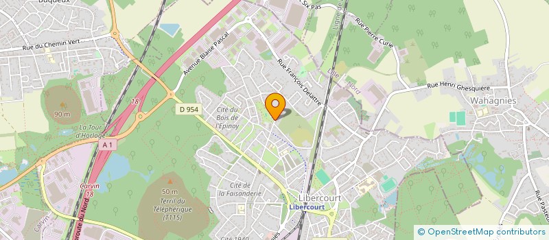 localisation de l'entreprise MONSIEUR DONOVAN BOUGEARD  LIBERCOURT