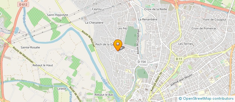 localisation de l'entreprise MONSIEUR DONOVAN COMIN à BEZIERS