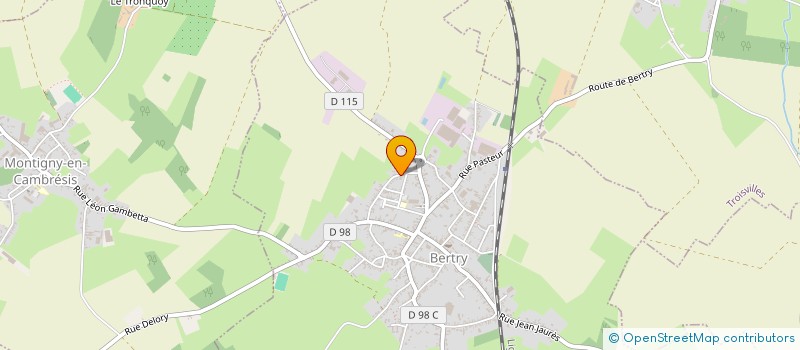 localisation de l'entreprise MONSIEUR DONOVAN COURTIN  BERTRY