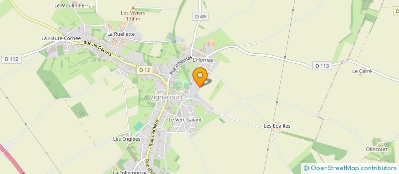 localisation de l'entreprise MONSIEUR DONOVAN DHONDT  VIGNACOURT