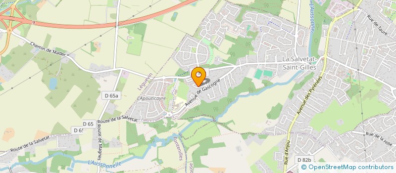 localisation de l'entreprise MONSIEUR DONOVAN DRUEL  LA SALVETAT-SAINT-GILLES
