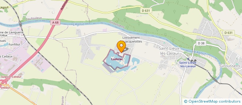 localisation de l'entreprise MONSIEUR DONOVAN EVRARD  SAINT-LIEUX-LES-LAVAUR