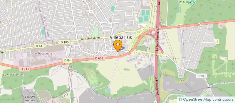 localisation de l'entreprise MONSIEUR DONOVAN GABBIATI  VILLEPARISIS