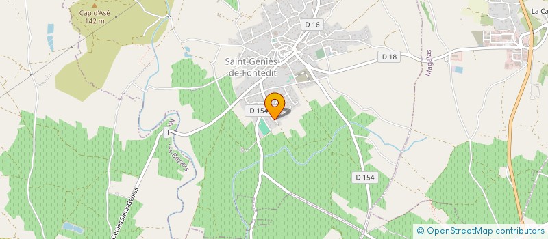 localisation de l'entreprise MONSIEUR DONOVAN GOTZ  SAINT-GENIES-DE-FONTEDIT