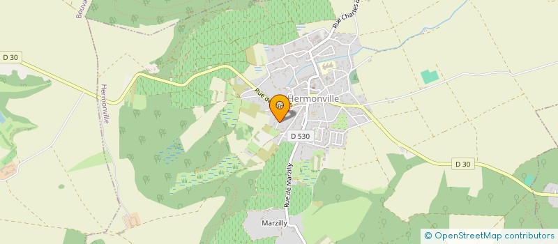 localisation de l'entreprise MONSIEUR DONOVAN GOURMAND  HERMONVILLE