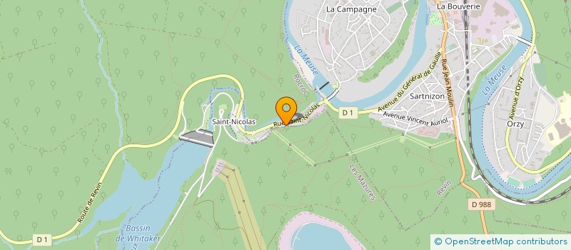 localisation de l'entreprise MONSIEUR DONOVAN HENRARD  REVIN