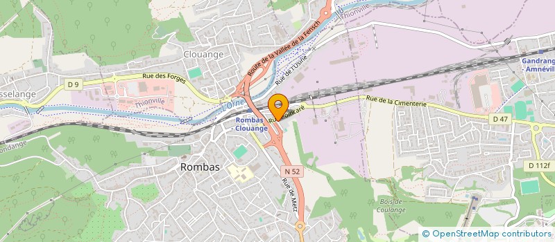 localisation de l'entreprise MONSIEUR DONOVAN HUMBERT à ROMBAS