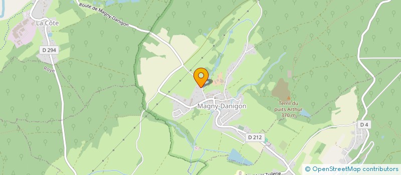 localisation de l'entreprise MONSIEUR DONOVAN HURTEAU  MAGNY-DANIGON