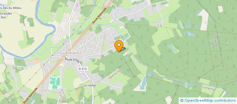 localisation de l'entreprise MONSIEUR DONOVAN LANDEMAINE  MULSANNE