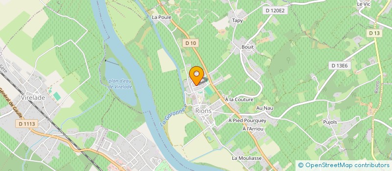 localisation de l'entreprise MONSIEUR DONOVAN LARREY  RIONS