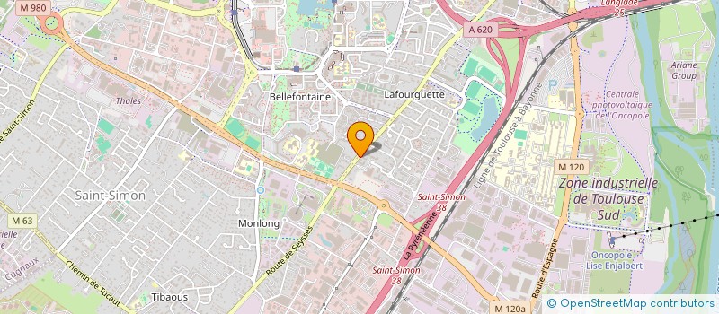 localisation de l'entreprise MONSIEUR DONOVAN LE BLOND  TOULOUSE