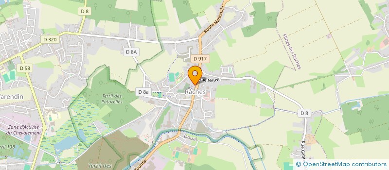 localisation de l'entreprise MONSIEUR DONOVAN MONTEL  RACHES