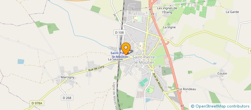 localisation de l'entreprise MONSIEUR DONOVAN MUSELET à SAINT-PIERRE-LE-MOUTIER
