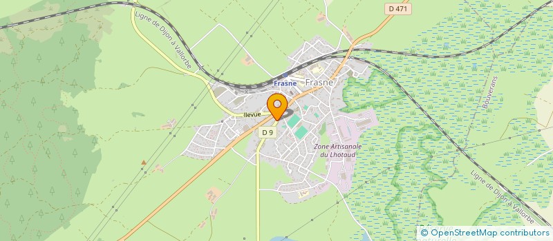 localisation de l'entreprise MONSIEUR DONOVAN PRETRE  FRASNE