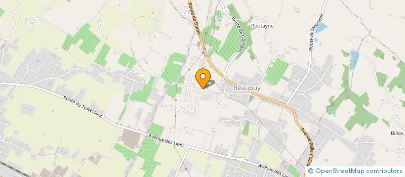 localisation de l'entreprise MONSIEUR DONOVAN REINHART  BEAUPUY