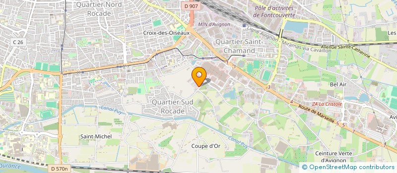 localisation de l'entreprise MONSIEUR DONOVAN VANDERBEKE  AVIGNON