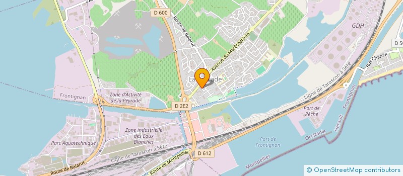 localisation de l'entreprise MONSIEUR DONOVAN VEYSSEYRE à FRONTIGNAN
