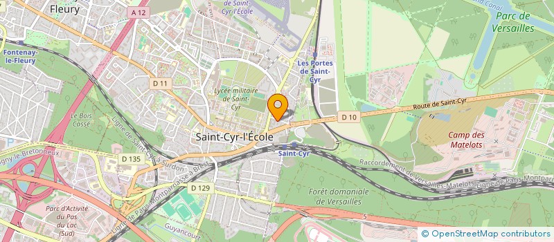 localisation de l'entreprise MONSIEUR DOOHWAN KIM  SAINT-CYR-L'ECOLE