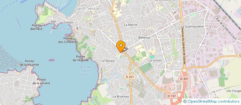 localisation de l'entreprise MONSIEUR DORAN STEPHAN  SAINT-MALO