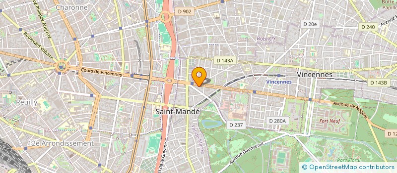 localisation de l'entreprise MONSIEUR DORDE KNEZEVIC à SAINT-MANDE