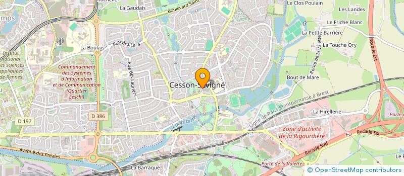 localisation de l'entreprise MONSIEUR DORDE RAKIC à CESSON-SEVIGNE