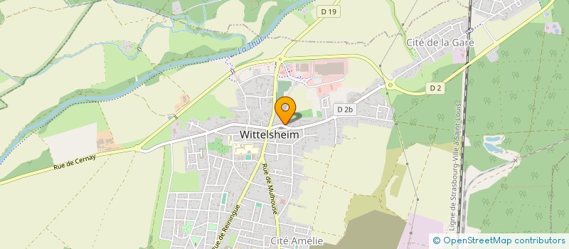 localisation de l'entreprise MONSIEUR DORDE STOJANOVIC  WITTELSHEIM