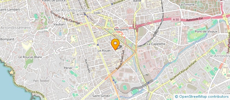 localisation de l'entreprise MONSIEUR DOREL CHIRAS  MARSEILLE
