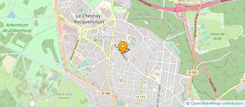 localisation de l'entreprise MONSIEUR DOREL COVACI  LE CHESNAY-ROCQUENCOURT