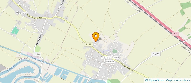 localisation de l'entreprise MONSIEUR DOREL LAZAR  COURLON-SUR-YONNE