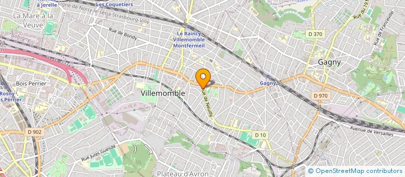 localisation de l'entreprise MONSIEUR DOREL RUSSU  VILLEMOMBLE