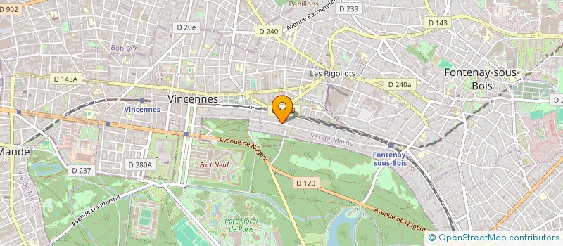 localisation de l'entreprise MONSIEUR DOREL TIMBALARIU à FONTENAY-SOUS-BOIS