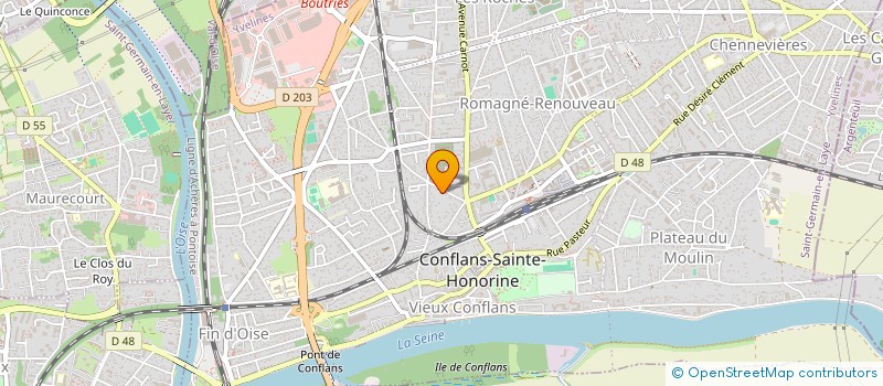 localisation de l'entreprise MONSIEUR DORET DORET  CONFLANS SAINTE HONORINE