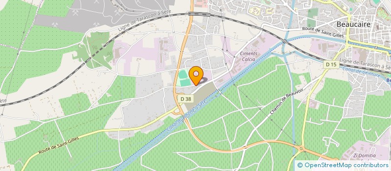 localisation de l'entreprise MONSIEUR DORIAN ACHARD  BEAUCAIRE