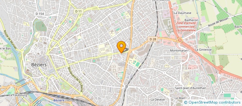 localisation de l'entreprise MONSIEUR DORIAN AIMES  BEZIERS