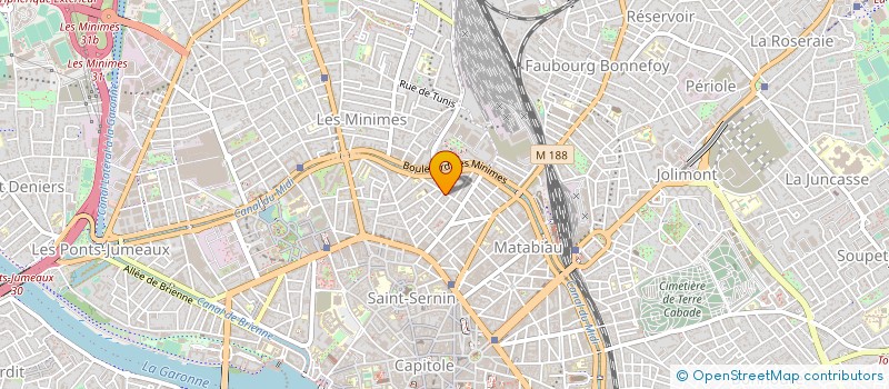 localisation de l'entreprise MONSIEUR DORIAN ALDEGHERI à TOULOUSE