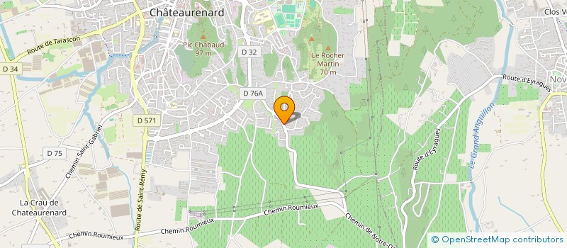 localisation de l'entreprise MONSIEUR DORIAN ALLAIS  CHATEAURENARD