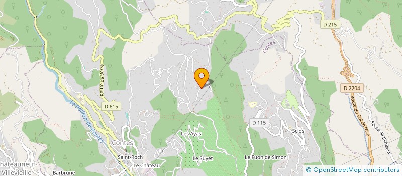 localisation de l'entreprise MONSIEUR DORIAN ALLARI  CONTES