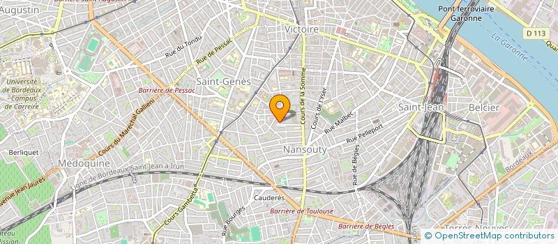 localisation de l'entreprise MONSIEUR DORIAN AMBEAU  BORDEAUX