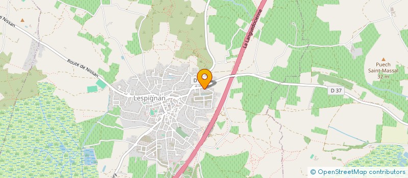 localisation de l'entreprise MONSIEUR DORIAN ASTOR  LESPIGNAN