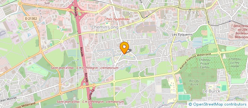 localisation de l'entreprise MONSIEUR DORIAN AUFFRET  MERIGNAC