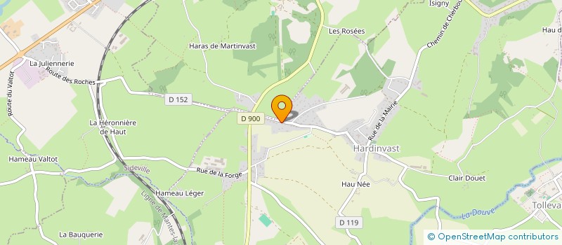 localisation de l'entreprise MONSIEUR DORIAN AVENARD à HARDINVAST