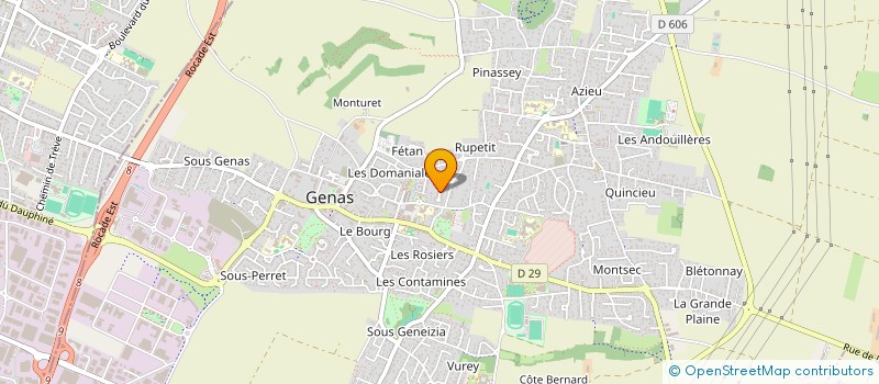 localisation de l'entreprise MONSIEUR DORIAN BALANDRAS  GENAS