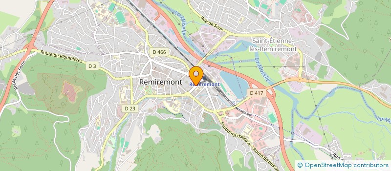 localisation de l'entreprise MONSIEUR DORIAN BALLAND  REMIREMONT