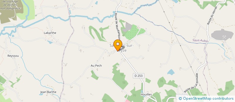 localisation de l'entreprise MONSIEUR DORIAN BARICHELLO  SAVIGNAC-SUR-LEYZE