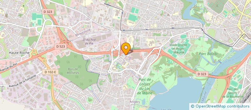 localisation de l'entreprise MONSIEUR DORIAN BARNABE à ANGERS