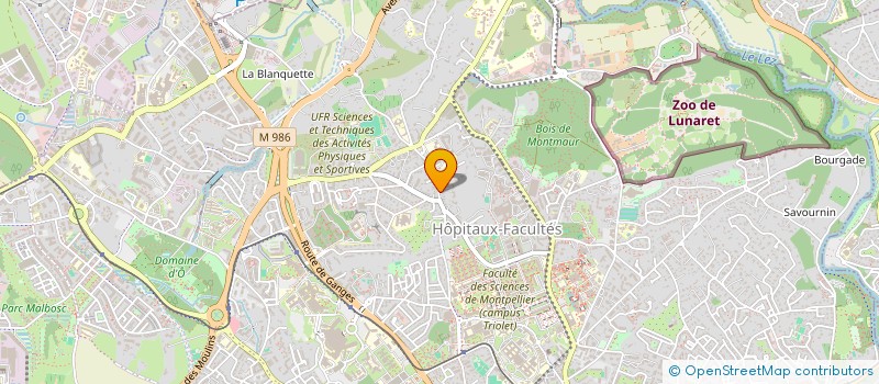 localisation de l'entreprise MONSIEUR DORIAN BARRAU-RAVAGE à MONTPELLIER