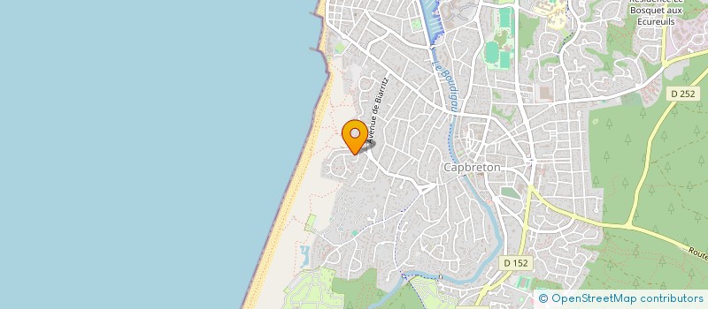 localisation de l'entreprise MONSIEUR DORIAN BAZERQUE  CAPBRETON