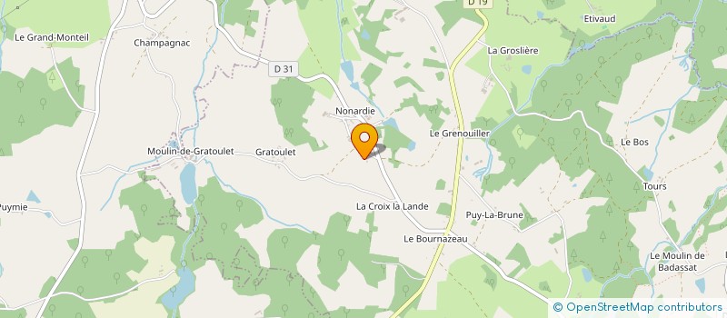 localisation de l'entreprise MONSIEUR DORIAN BELLONIE à LA PORCHERIE