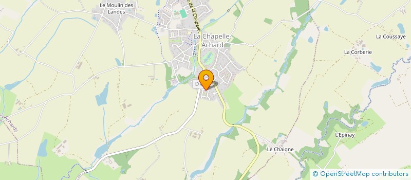 localisation de l'entreprise MONSIEUR DORIAN BERNELAS  LES ACHARDS