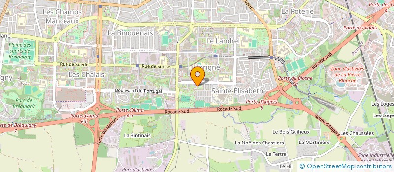 localisation de l'entreprise MONSIEUR DORIAN BERTHE  RENNES